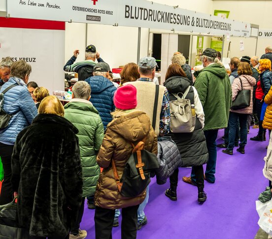 Gesundheitsstraße auf der SENaktiv | © Congress Messe Innsbruck Gesundheitsstraße auf der SENaktiv | © Congress Messe Innsbruck